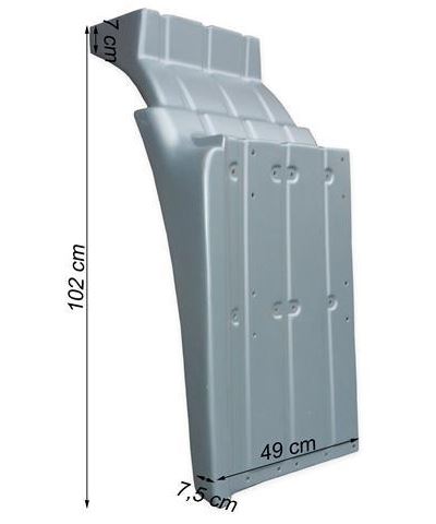 Blatník přední - zadní díl L MAN TGA, TGS