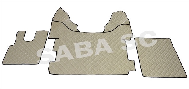 Koberec podlahový prošívaný ECO kůže - sada DAF 106XF automat od 2013