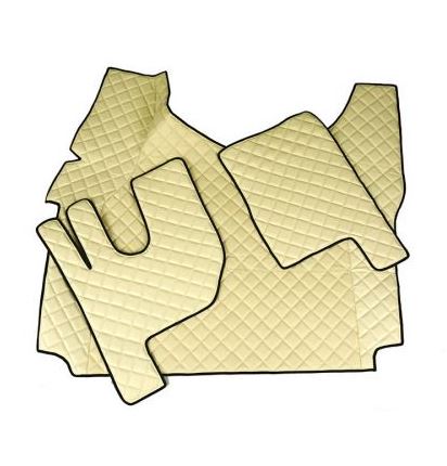 Koberec podlahový prošívaný ECO kůže krémový - sada RVI Gama T automat od 2014