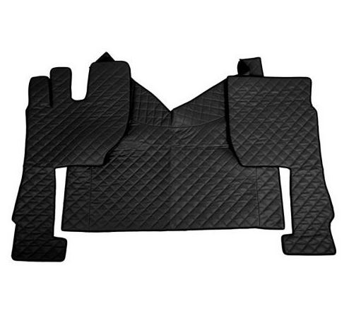 Koberec podlahový prošívaný ECO kůže, černý - sada VOLVO