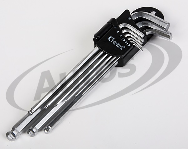 Klíč imbusový L - sada 9ks / 1,5-10mm