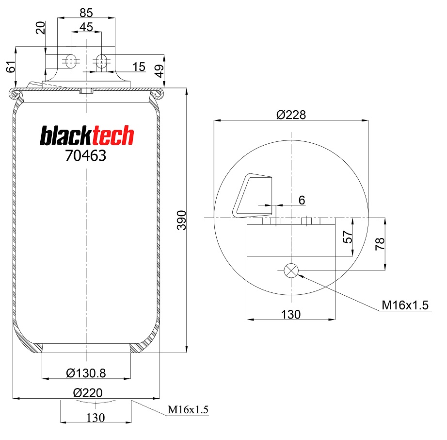 Vlnovec pérování - bez zvonu PN P IVECO Stralis, E.Tech, E.Star