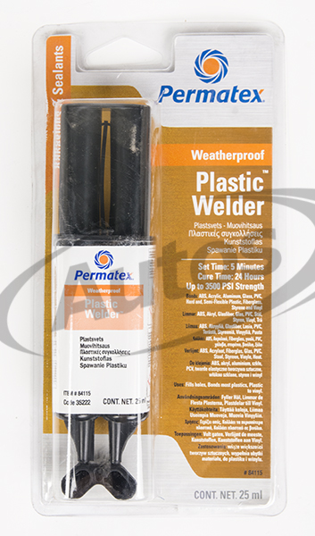 Lepidlo dvousložkové na plasty 25ml , od -51°C do 121°C/ tlak 238 atm