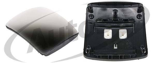 Sklo zrcadla širokoúhlé 24V/ R300 204x205x55 L/P VOLVO FH4 Euro 6 od 2013