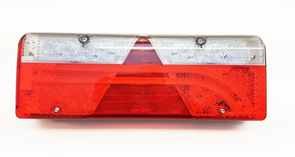 Svítilna zadní P EUROPOINT III LED s trojúhelníkem, přípojka ASS2 7pin + 4x2pin