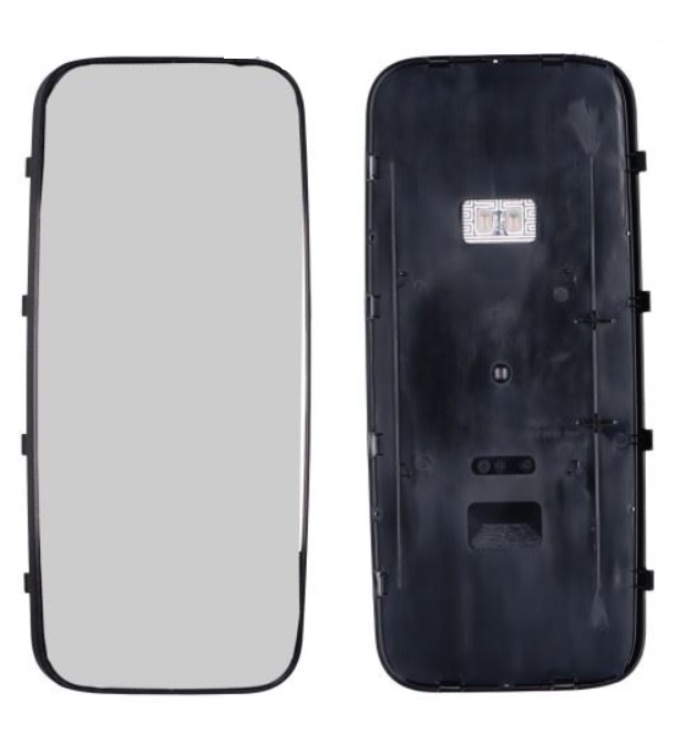 Sklo hlavního zrcadla 24V R1200 431x186 MERCEDES Atego, Axor od 10.2004