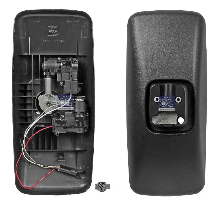 Kryt hlavního zrcadla s motorkem 24V 380x170x68 MERCEDES Atego od 01.1998 do 09.2004, Axor