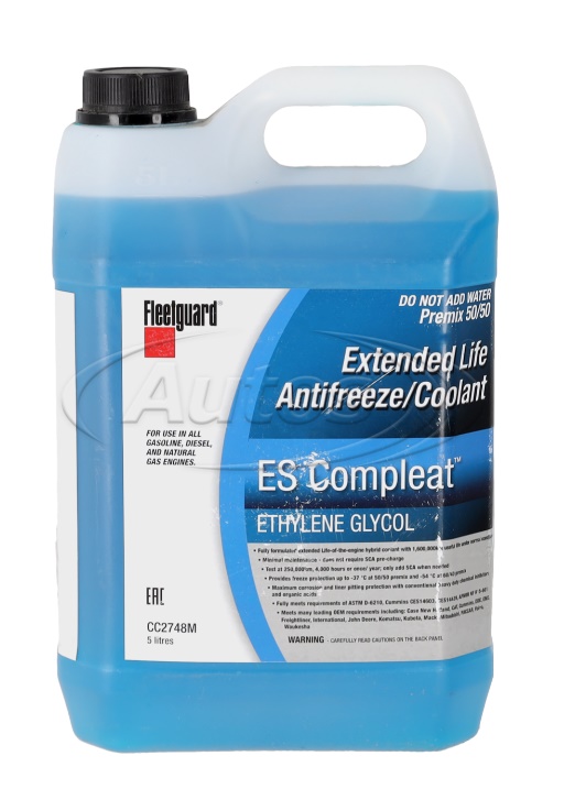 Kapalina chladící Antifreeze FLEETGUARD ES Compleat EG Premix 50/50, 5 l