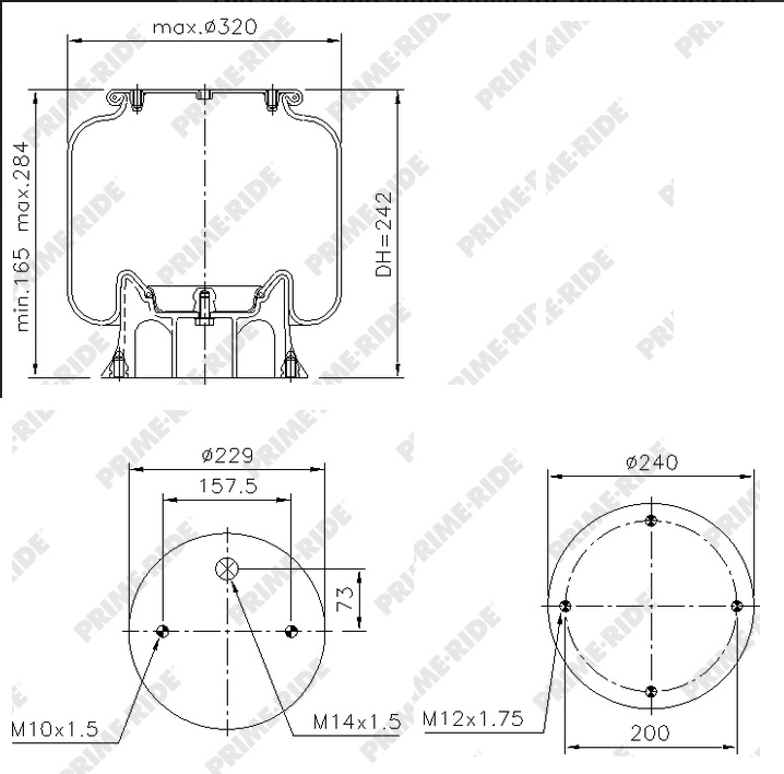 Vlnovec pérování  1R12-832 železný zvon SCANIA 94, 114, 124, 144, 164