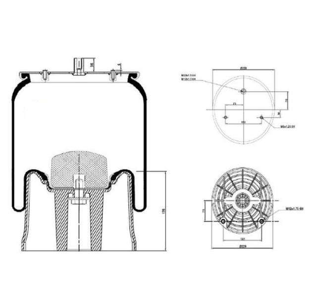 Vlnovec pérování kompletní - plastový zvon ZN P SCHMITZ