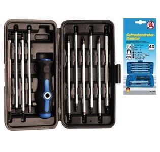 Sada bit/torx s ručkou 4/5/6/7 mm PH1-PH2 Pz1-PZ2 IMBUS 4/5/6  Torx T10-T40