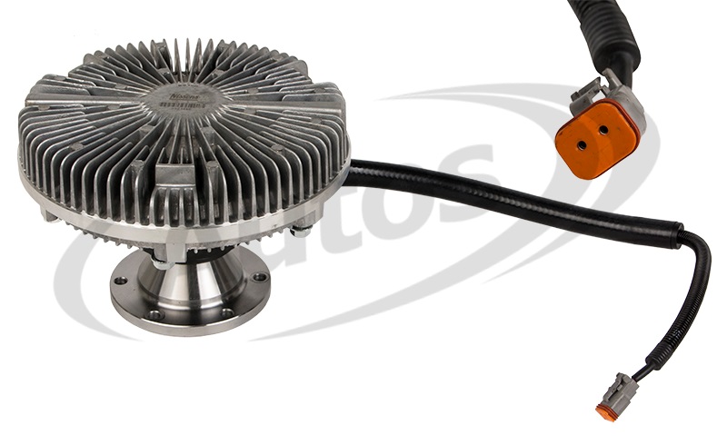 Viskospojka bez ventilátoru 237x163/ konektor 2-pin SCANIA P,G,R,T 340-620  DC11/DC12/DC16