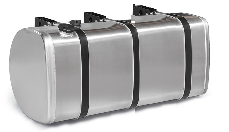 Nádrž paliva 565 l /710x690x1430 Al profil "D" kompletní VOLVO, RVI