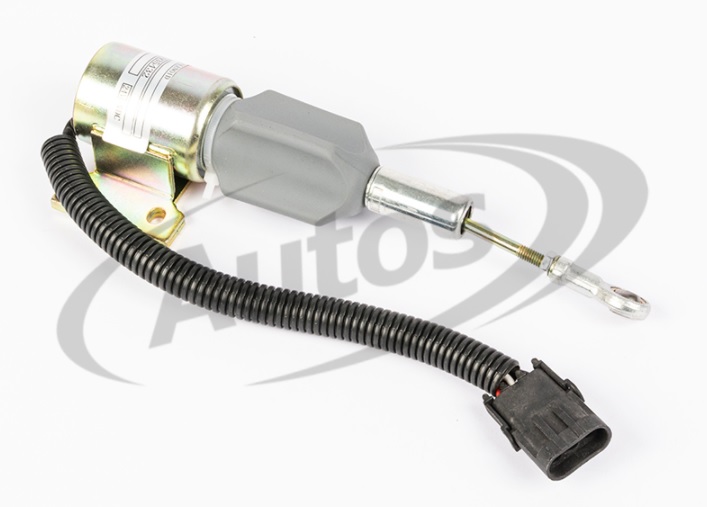 Cívka uzavření paliva motoru 24V DEUTZ, KOMATSU 6BT, 6BT 5.9L, 4BT, 6CT, B-C5.9, 6BT 5.9