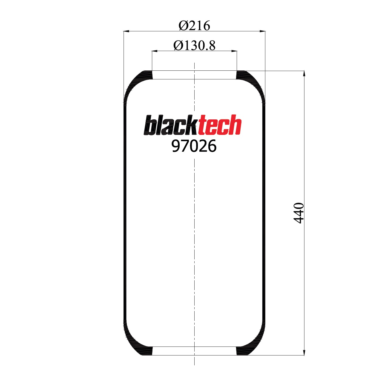 Vlnovec pérování - guma IVECO E.Tech, E.Star Tector