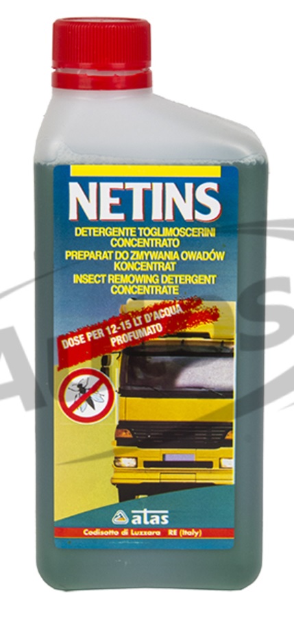 Přípravek na odstranění hmyzu z karoserie - koncentrát ATAS NETINS, 0,5 l