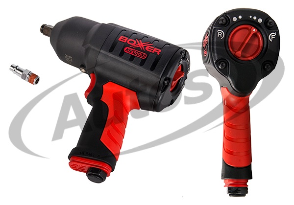 Utahovák rázový pneumatický 1/2" 1290Nm - 408/544/745Nm/ 6,3bar obousměrná