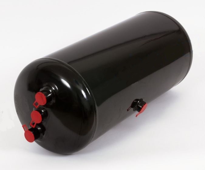 Vzduchojem 25 l / 605x246 4-vývody M22x1,5 MERCEDES Atego, Axor, Econic, Actros MP4