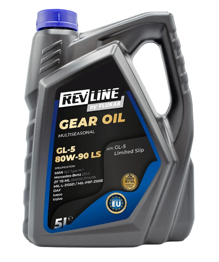 Olej převodový REVLINE GEAR OIL GL-5 80W-90 LS, 5 l