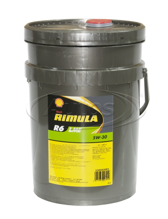 Olej motorový SHELL RIMULA R6 LME 5W-30, nákladní vozy, 20l