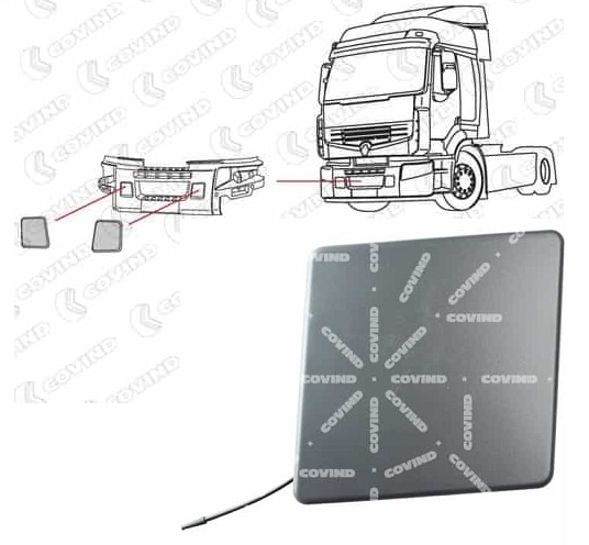 Kryt nárazníku L/P RVI Premium DXi od 2005