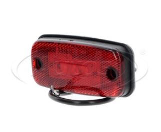 Svítilna poziční 12V/24V LED červená s kabelem 45cm