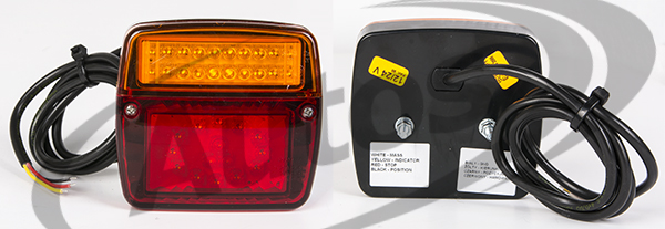 Svítilna zadní 2-dílná 12V/24V LED L/P 