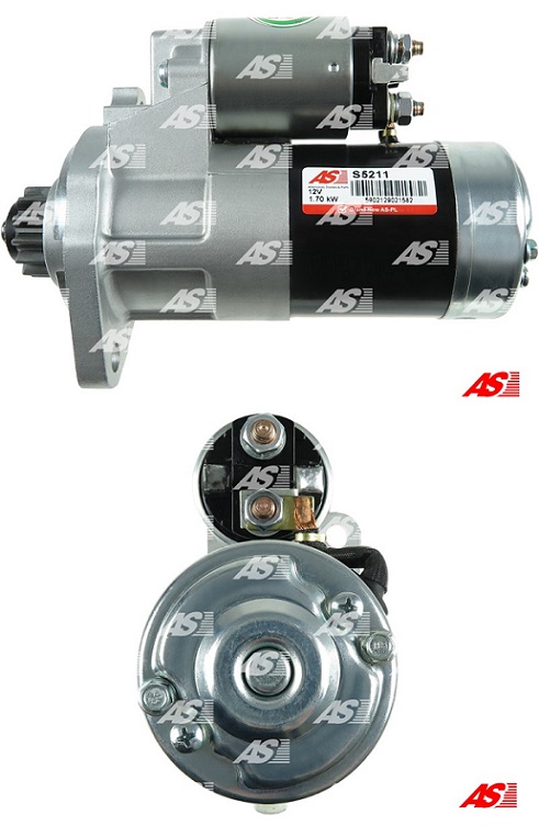 Startér 12V/1,7kW 13z CATERPILLAR 303CR/304CR do 2006, MITSUBISHI S3L od 01.2004