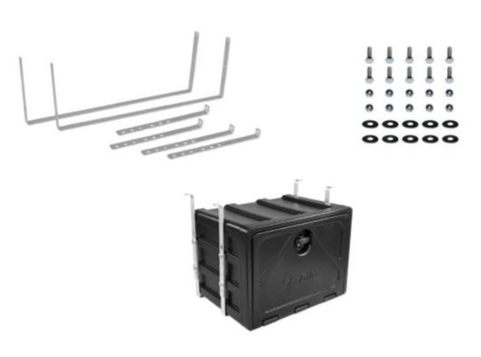 Držák skříné nářadí do podlahy typ U+L nastavitelný STABILO