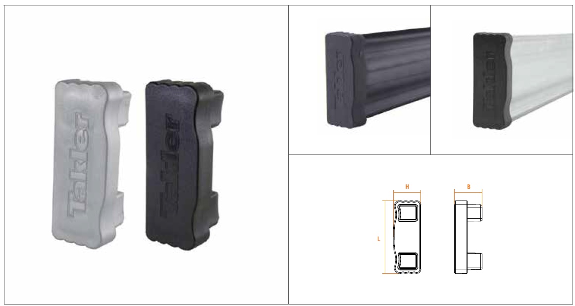 Zátka plastová zábrany proti podjetí - vnější, šedá