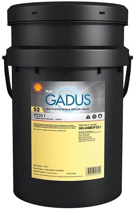 Tuk mazací - mazivo ložisek SHELL Gadus S2 V220AC 2, 18kg