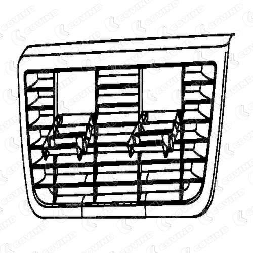 Maska kabiny spodní - mřížka DAF XF105