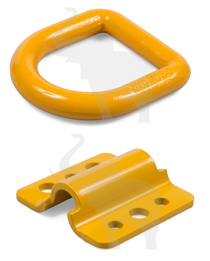 Oko na zajištění návěsu kompletní - "FERRY" oko pr.80 / držák oka pr.25x80