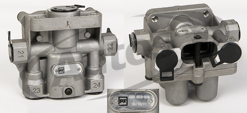 Ventil čtyřcestný jistící MAN F,M,L2000,TGA,TGL,TGM,TGS,TGX,KAROSA Irisbus, SOR EURO III