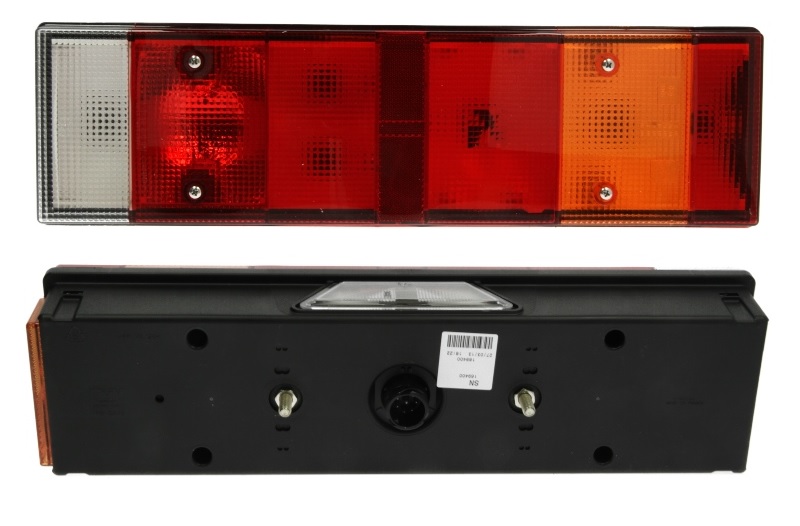 Svítilna zadní 7-dílná s osvětlením SPZ L IVECO Stralis, E.Cargo, Trakker od 04.2012
