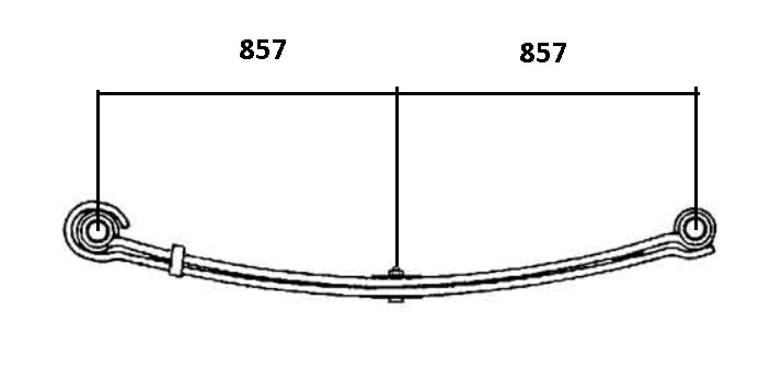Pero listové 857/857 2 listy PN IVECO E.Cargo