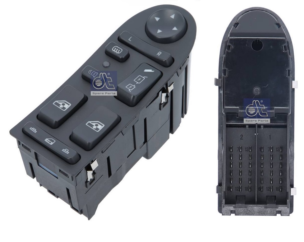 Panel ovládání /okna,vyhřívání a natáčení zrcadel/ L MAN TGA,TGX,TGS, TGL, TGM