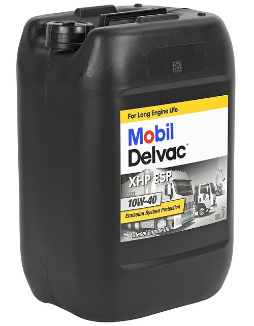 Olej motorový MOBIL Delvac XHP ESP 10W-40 syntetický 20 l, nákladní vozy