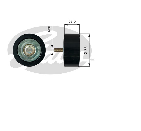 Kladka napínače drážkového řemene DAF 106XF MX Euro 6