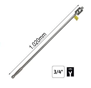 Páka kloubová 3/4" 1020mm MERCEDES Actros  -napínače, MAN F2000 - řemenice ventilátoru 