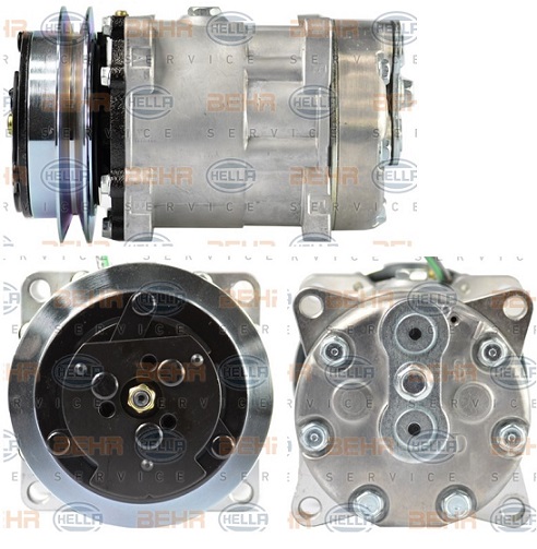 Kompresor klimatizace 24V/133mm DAF XF95, 95XF, CF85, 75CF, 85CF