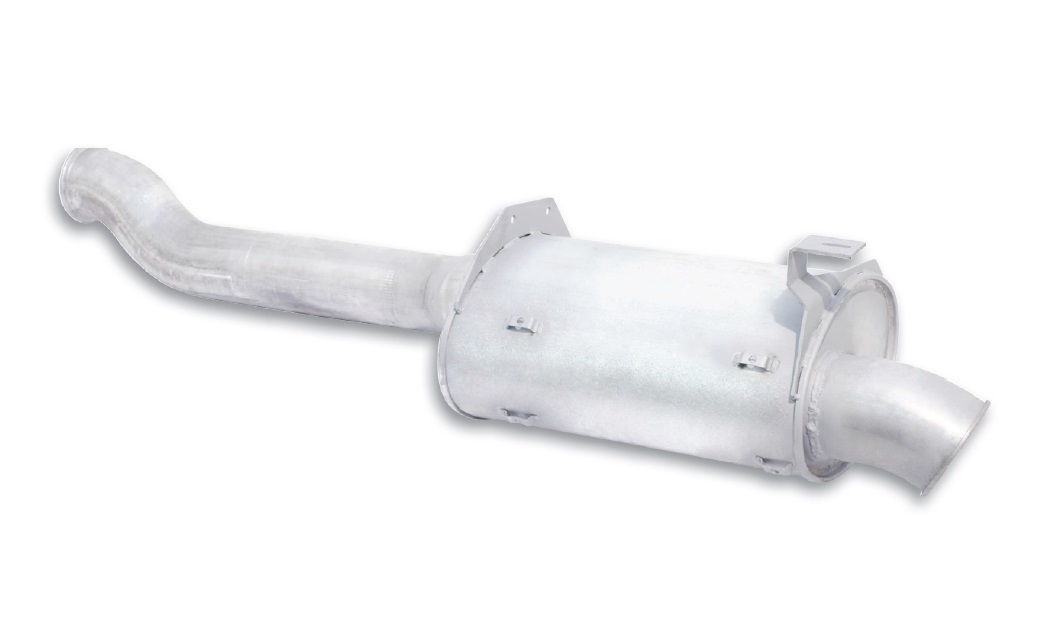 Tlumič výfuku zadní DAF XF105, CF85, Euro 4/5 do 2005