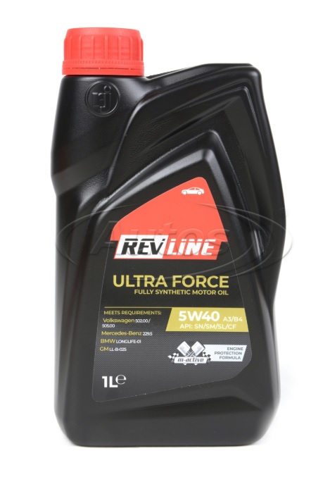 Olej motorový REVLINE ULTRA FORCE A3/B4 5W-40, 1 l