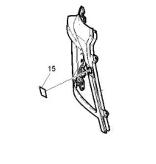 Krytka ostřikovače světlometu P VOLVO FH 4 Euro 6 