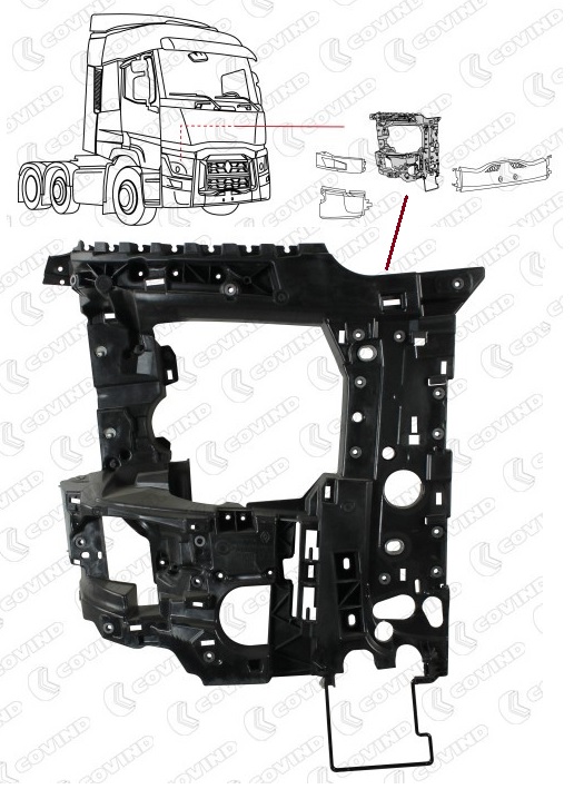 Držák hlavního světlometu P RVI Gama T Euro 6 od 01.2013