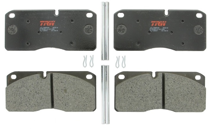 Deska brzdová 29067 Trw 175x78x22 PN/ZN IVECO E.Cargo 95E21,100E21, RVI Midliner 