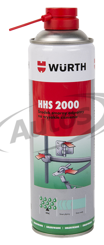 Mazivo s vysokou přilnavostí WURTH HHS 2000 500ml