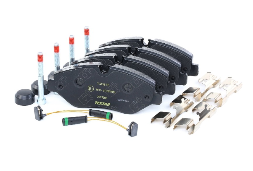 Deska brzdová 29192 Textar 163,3x67,1x20,8 PN MERCEDES Sprinter, Vito, FIAT Ducat