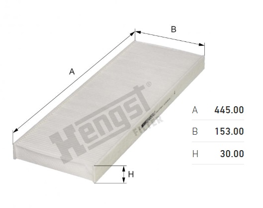 Filtr vzduchu kabiny SCANIA L,P,G,R,S Euro 6 od 08.2016