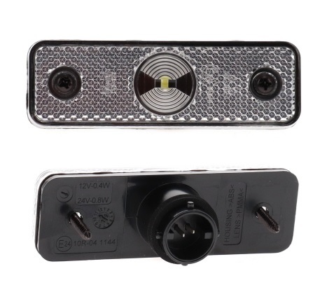 Svítilna poziční FLATPOINT I 24V/ 1x LED se zásuvkou